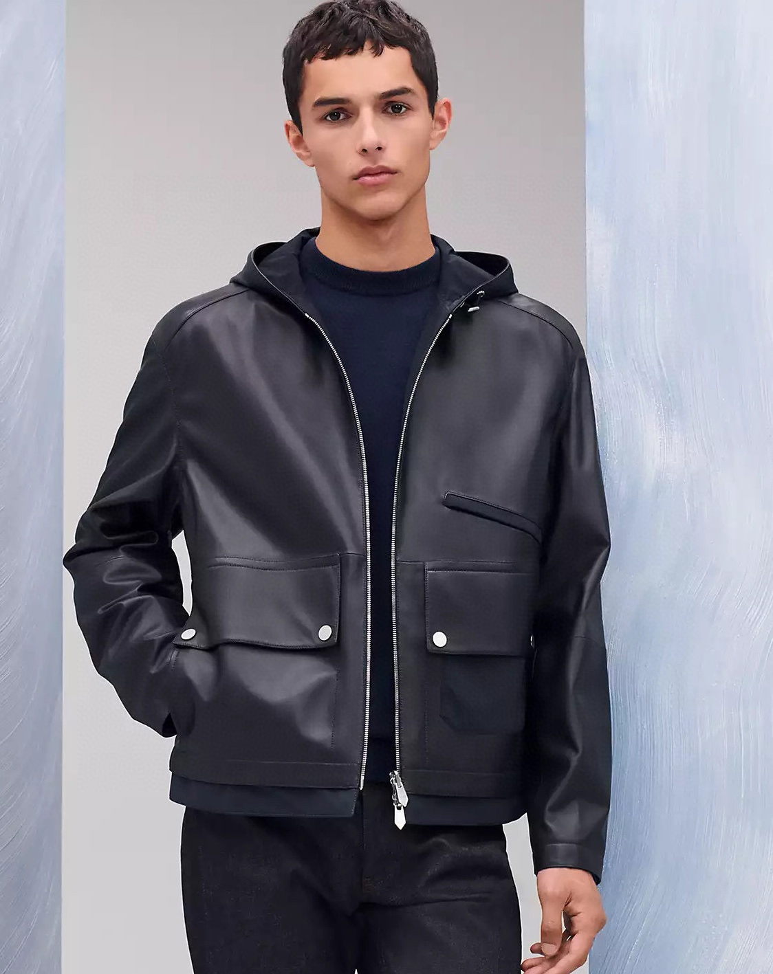 [홍콩명품.HERMES] 에르메스 2025 남성용 양가죽자켓 HM423 YB 홍콩명품의류,구매대행,온라인명품