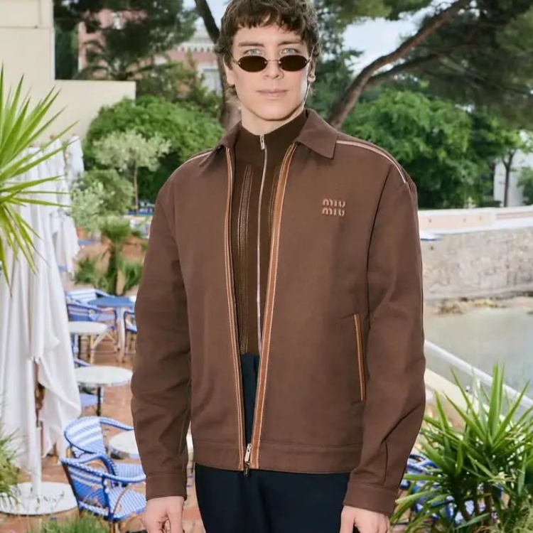 [홍콩명품,MIU MIU] 미우미우 25SS 로고 양가죽자켓 MM056 HD, 홍콩명품의류,구매대행,온라인명품