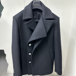 [홍콩명품.BALMAIN] 발망 25SS 로고 패턴 울 코트 자켓 BM036 HD 홍콩명품의류,구매대행,온라인명품