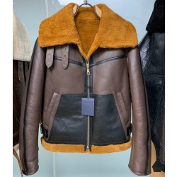 [홍콩명품.LOUIS VUITTON] 루이비통 2025 남성용 모피일체  양가죽코트 LV2104 HD 홍콩명품의류,구매대행,온라인명품