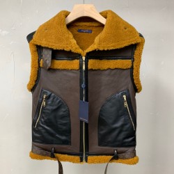 [홍콩명품.LOUIS VUITTON] 루이비통 2025 남성용 모피일체  양가죽조끼 LV2105 HD 홍콩명품의류,구매대행,온라인명품