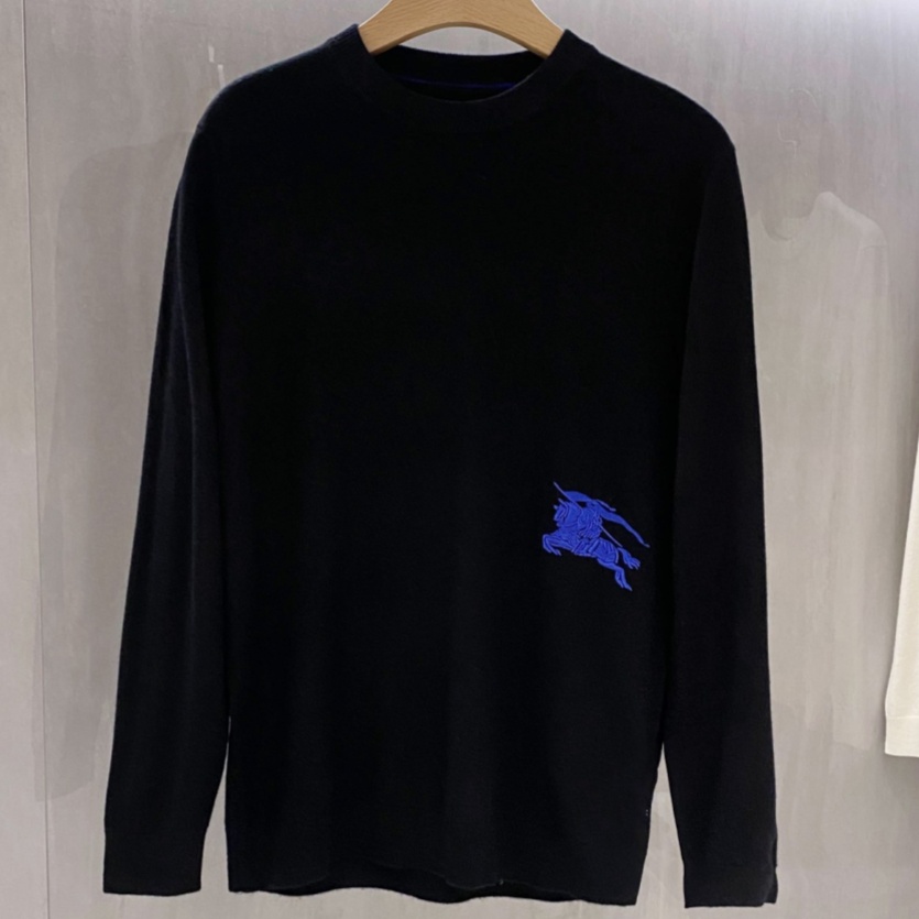 [홍콩명품.BURBERRY] 버버리 2025 남성용 울+캐시미어 풀오버 BU1332 YB 홍콩명품의류,구매대행,온라인명품