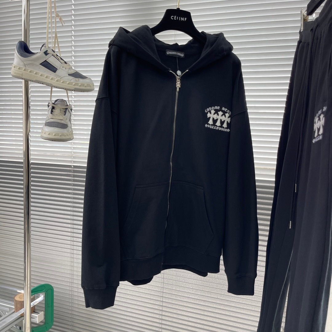 [홍콩명품.CHROME HEARTS] 크롬하츠 2025 남성용 집업후드세트 GC409 HD 홍콩명품의류,구매대행,온라인명품