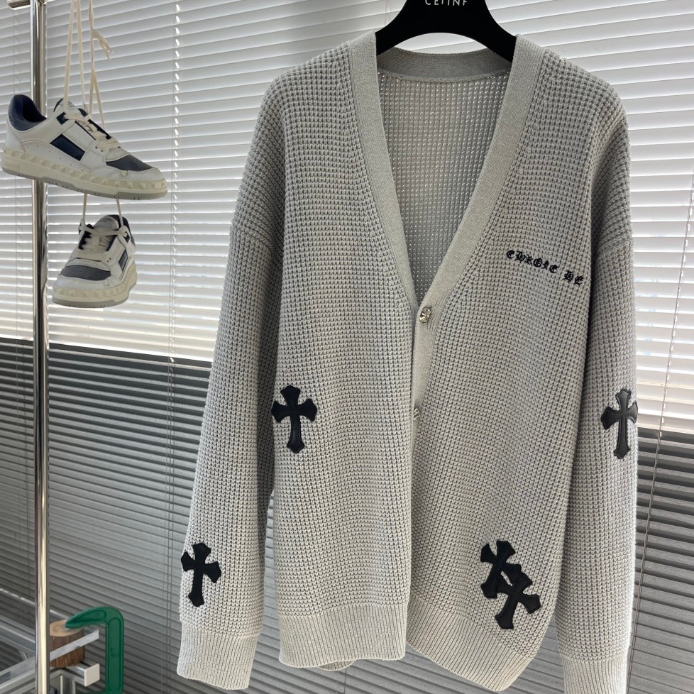 [홍콩명품.CHROME HEARTS] 크롬하츠 2025 남성용 니트 가디건 GC412 HD 홍콩명품의류,구매대행,온라인명품