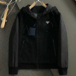 [홍콩명품.PRADA] 프라다 2025 남성용 울혼방 가디건 자켓 PD1480 YB 홍콩명품의류,구매대행,온라인명품