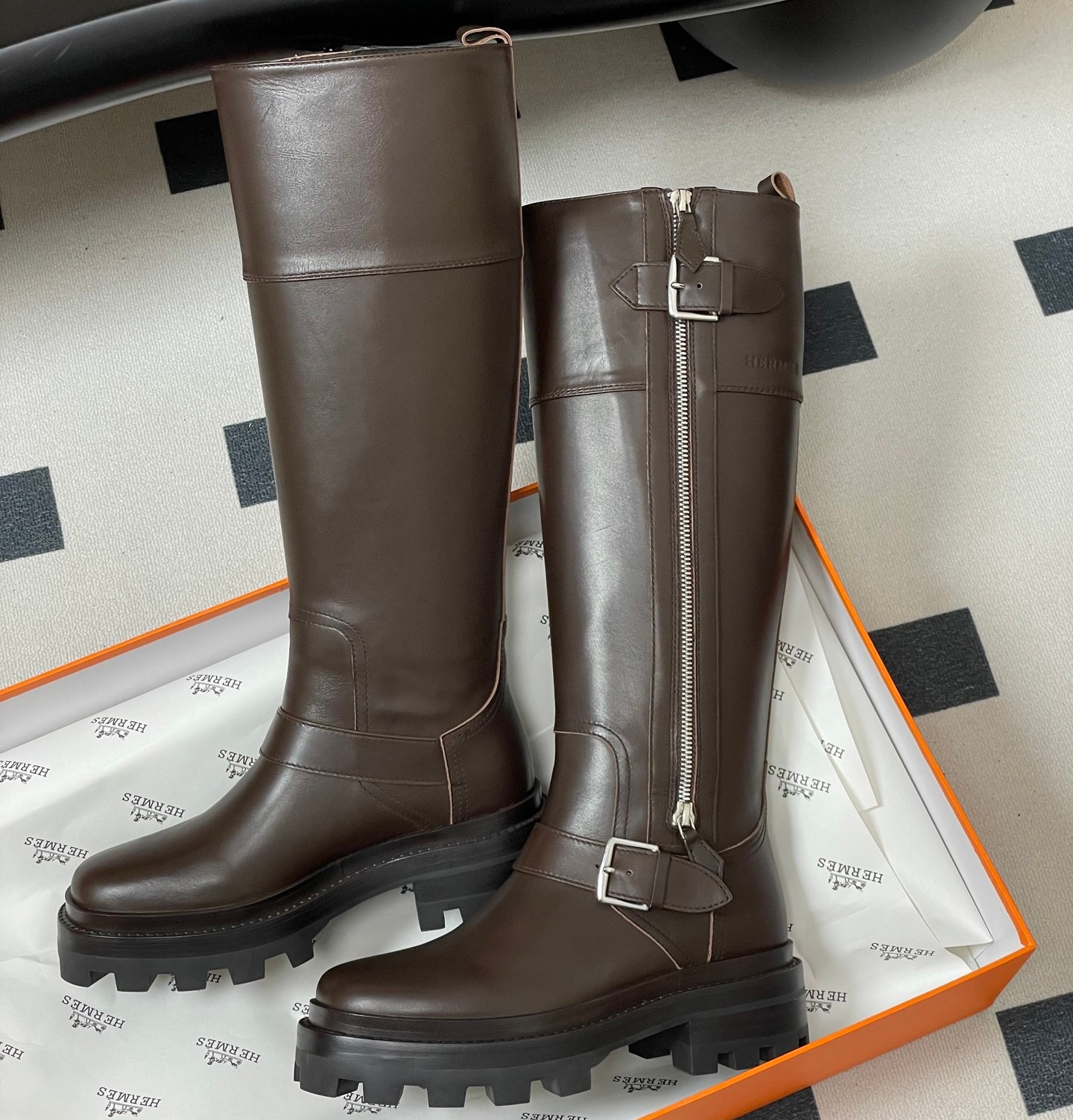 [홍콩명품.HERMES] 에르메스 25SS 여성 롱부츠 WA5925 DN 홍콩명품의류,구매대행,온라인명품