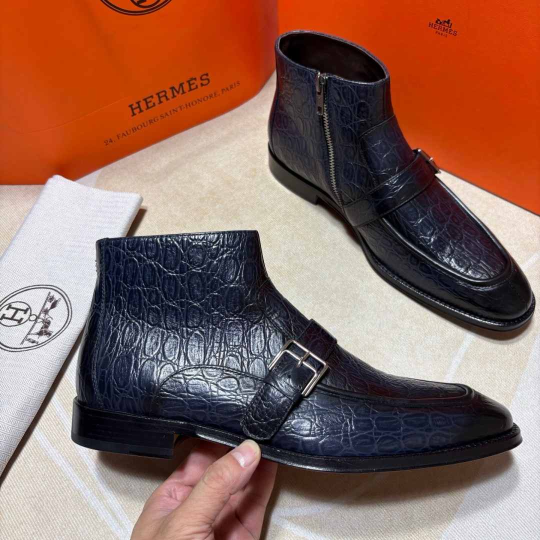 [홍콩명품.HERMES] 에르메스 2025 남성용 앵글부츠HM456 SH-E 홍콩명품의류,구매대행,온라인명품