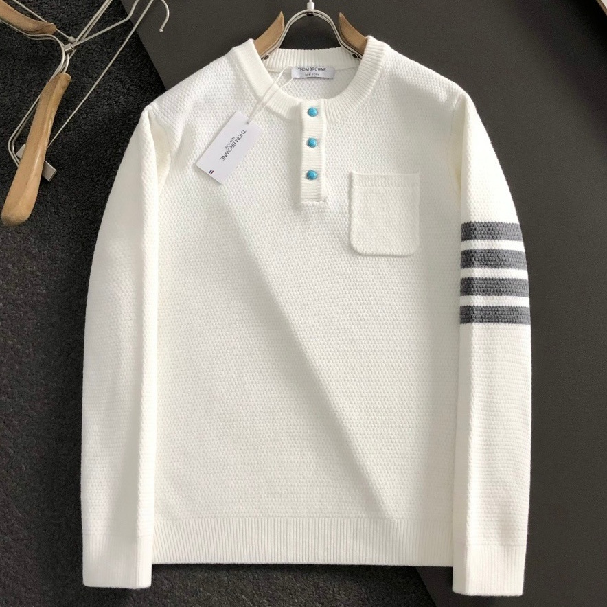 [홍콩명품.THOM BROWNE ] 톰 브라운 2025 남성용 니트 풀오버 TB1308 YB 3컬러 홍콩명품의류,구매대행,온라인명품