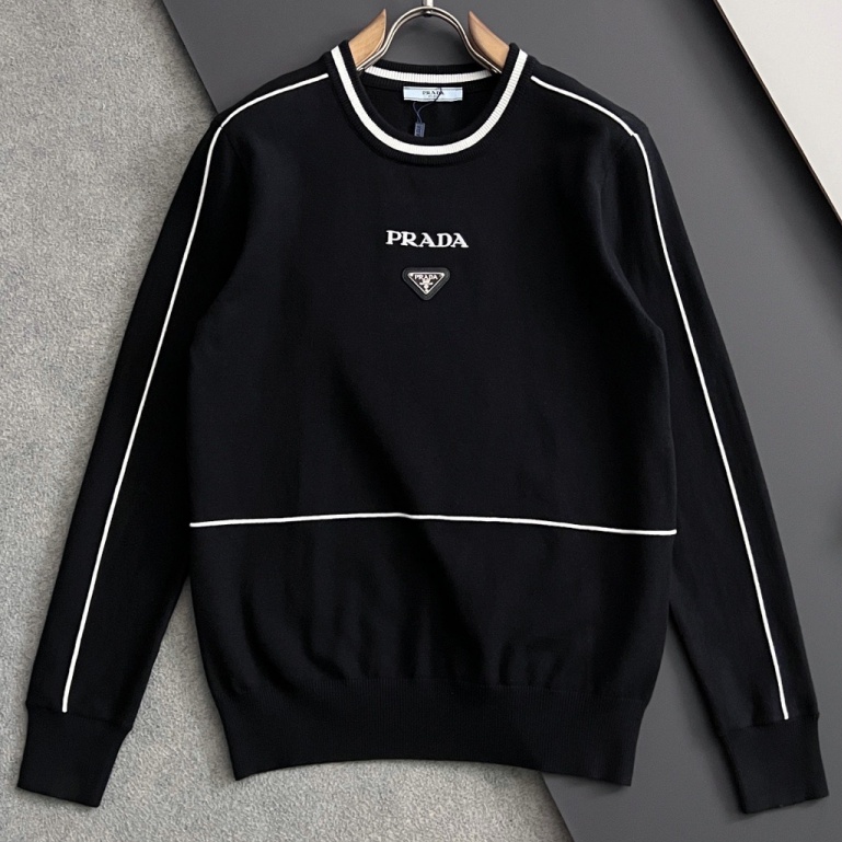 [홍콩명품.PRADA] 프라다 2025 남성용 니트 풀오버 PD1487 YB  2컬러홍콩명품의류,구매대행,온라인명품