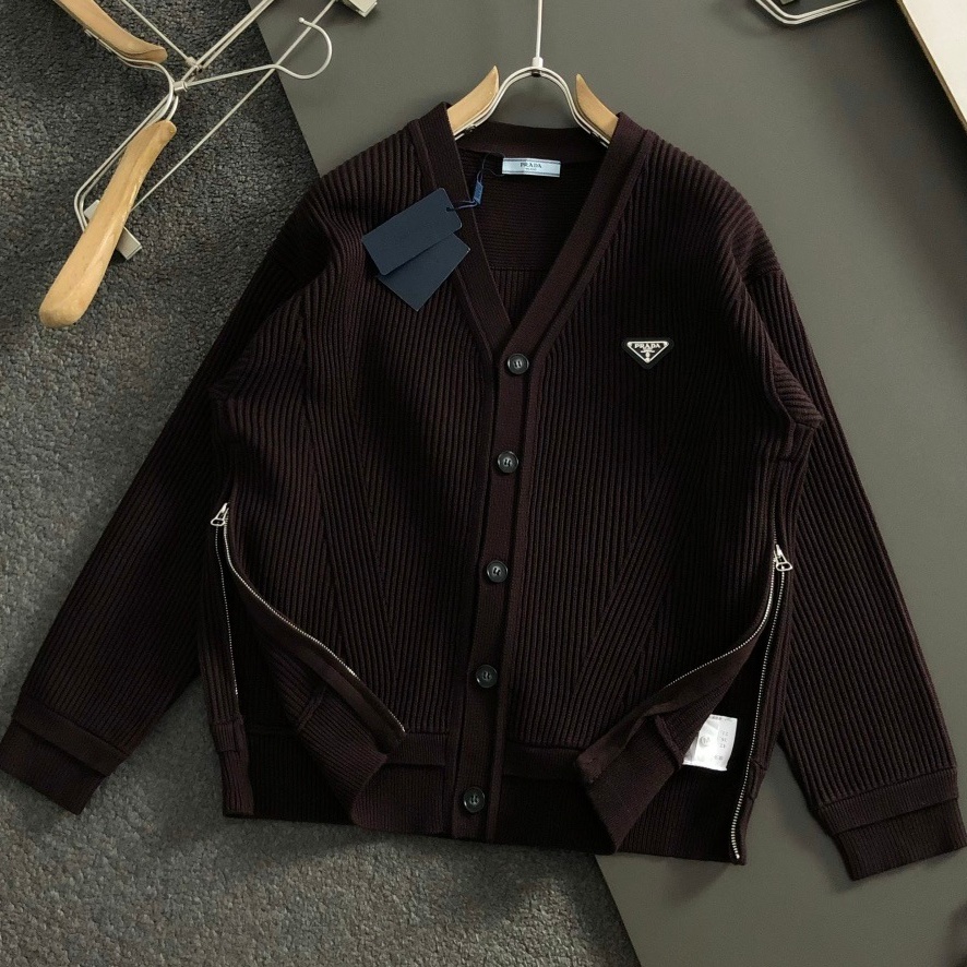 [홍콩명품.PRADA] 프라다 2025 남성용 울 가디건 PD1514 YB 2컬러 홍콩명품의류,구매대행,온라인명품