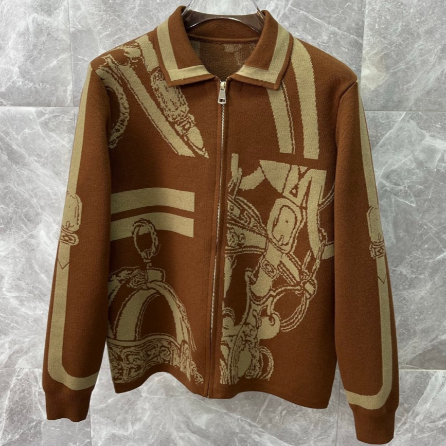 [홍콩명품.HERMES] 에르메스 2025 남성용 울 가디건 HM454 PD 홍콩명품의류,구매대행,온라인명품