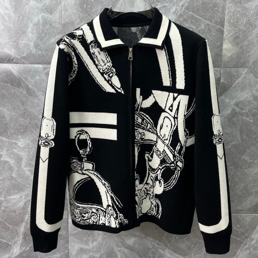 [홍콩명품.HERMES] 에르메스 2025 남성용 울 가디건 HM455 PD 홍콩명품의류,구매대행,온라인명품