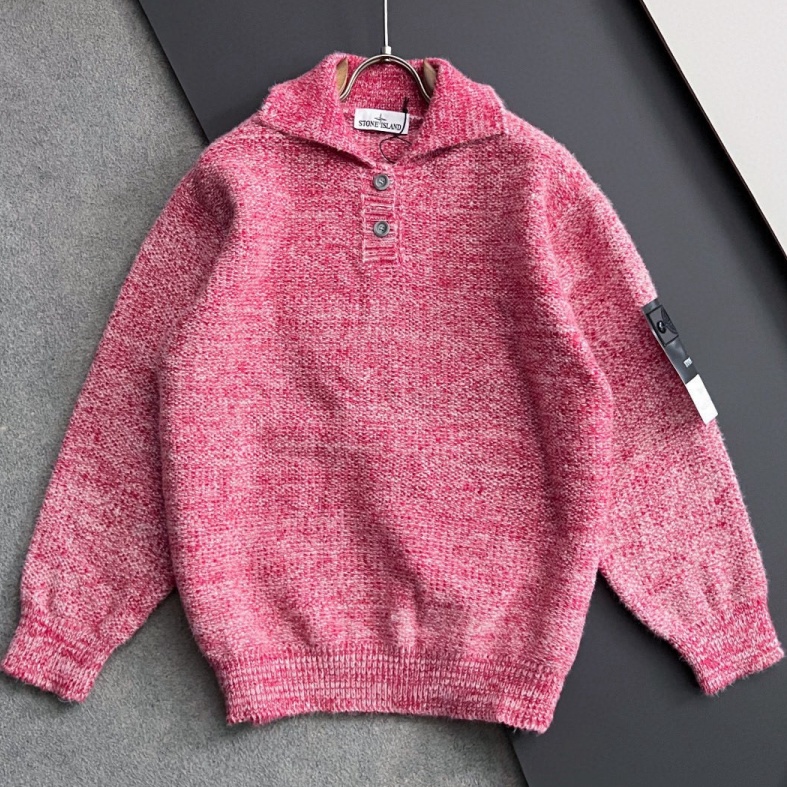 [홍콩명품.STONE ISLAND] 스톤아일랜드 2025 남성용 니트풀오버 ST100 YB 홍콩명품의류,구매대행,온라인명품