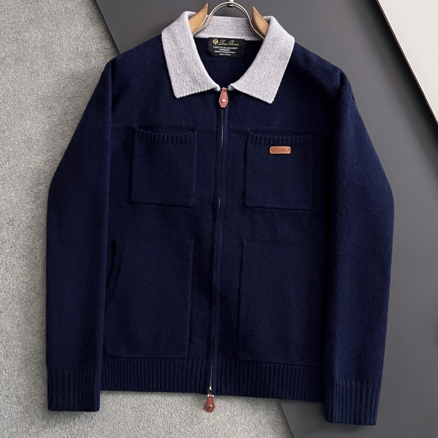 [홍콩명품.loro piana] 로로피아나 2025 남성용 울혼방 가디건 LP719 YB 홍콩명품의류,구매대행,온라인명품