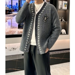 [홍콩명품.CHROME HEARTS] 크롬하츠 2025 남성용 니트 가디건 GC428 YB 홍콩명품의류,구매대행,온라인명품