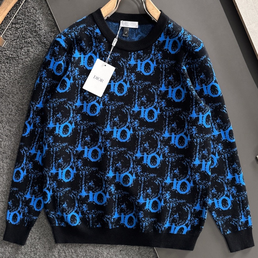 [홍콩명품.Christian Dior] 크리스챤 디올 2025 남성용 니트 풀오버 CD1351 YB 홍콩명품의류,구매대행,온라인명품