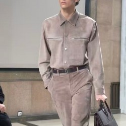 [홍콩명품.HERMES] 에르메스 2025 남성용 양가죽자켓 HM487 HD 홍콩명품의류,구매대행,온라인명품