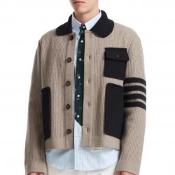 [홍콩명품.THOM BROWNE ] 톰 브라운 2026 남성용 울가디건 TB1392 TB3 홍콩명품의류,구매대행,온라인명품