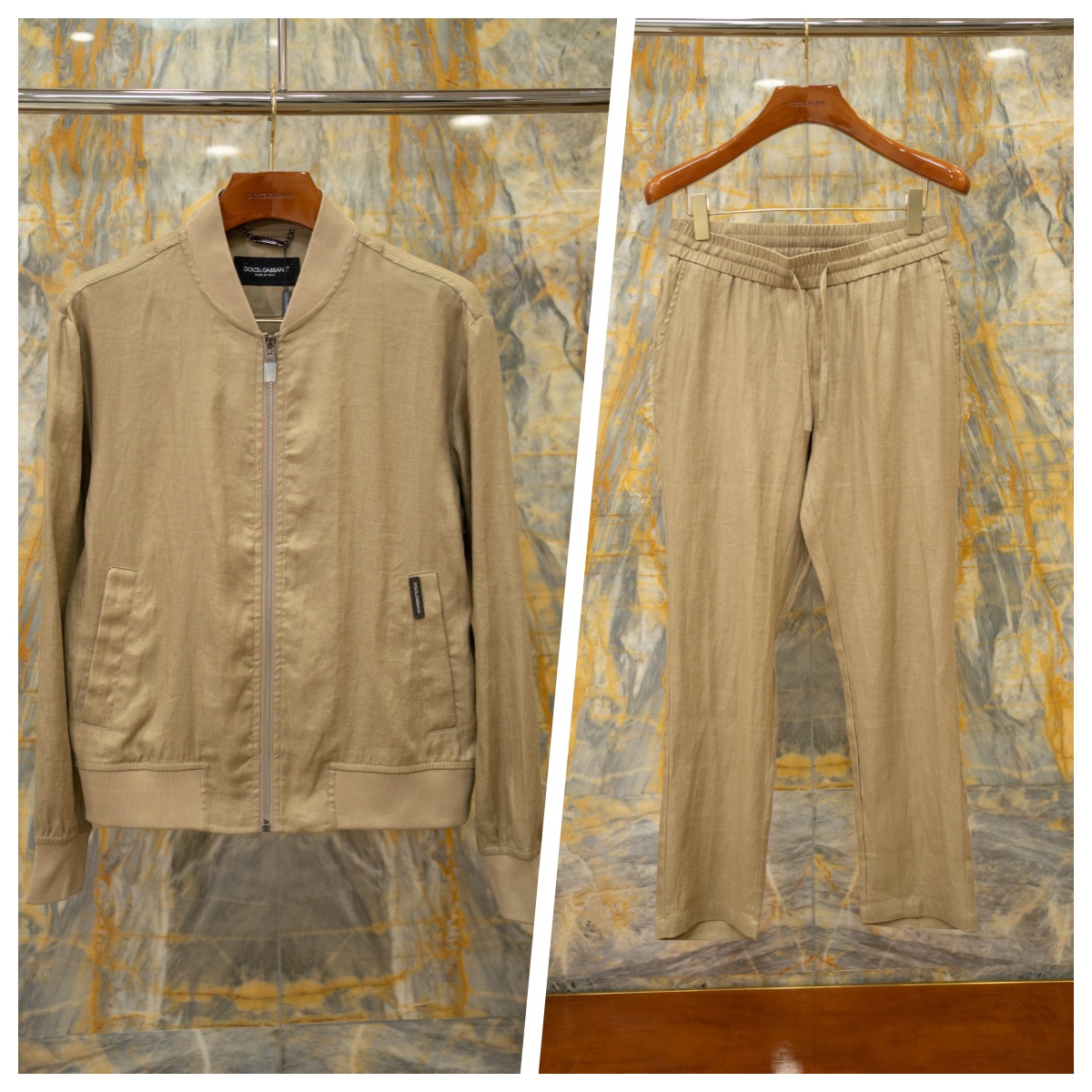 [홍콩명 품DOLCE & GABBANA ] 돌체앤가바나 2026 남성용 린넨자켓세트 DG511 HD 홍콩명품의류,구매대행,온라인명품