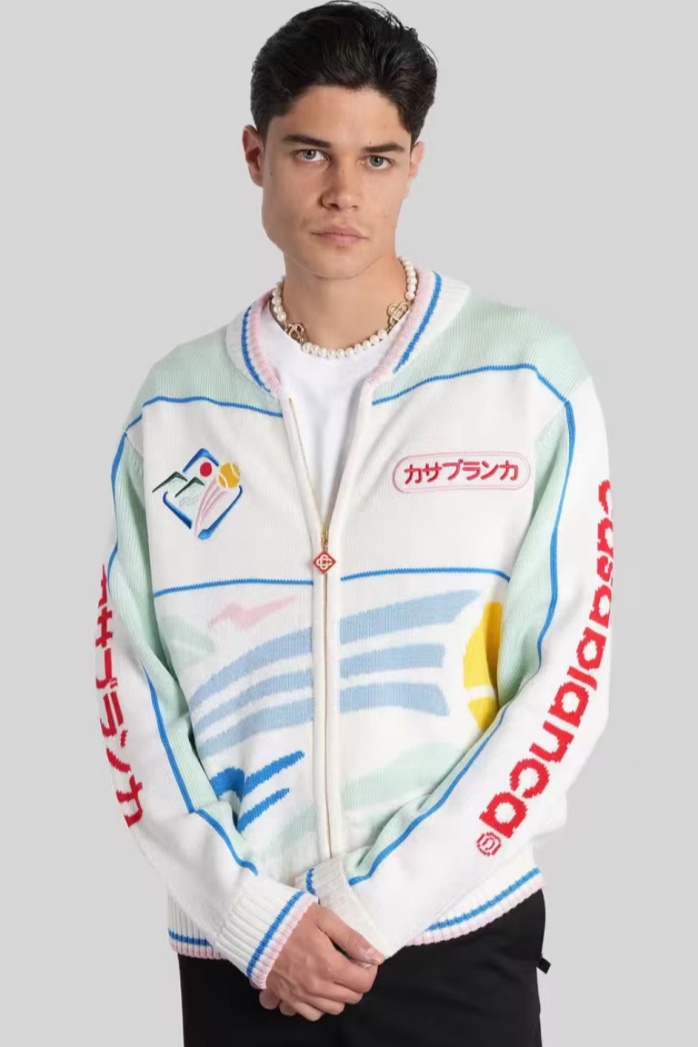 [홍콩명품.CASABLANCA] 카사블랑카 2026 남성용 울 가디건 GT386 HD 홍콩명품의류,구매대행,온라인명품