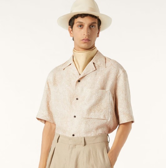 [홍콩명품.Loro Piana] 로로피아나 2026 남성 린넨 반팔셔츠 LP94 HD 홍콩명품의류,구매대행,온라인명품