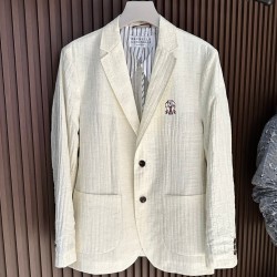 홍콩명품.BRUNELLO CUCINELLI]브루넬로 쿠치넬리 2026 남성용 린넨 수트자켓 BL1411 YB 홍콩명품의류,구매대행,온라인명품