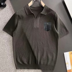 [홍콩명품.BURBERRY] 버버리 2026 남성용 니트반팔 BU1566 PD 홍콩명품의류,구매대행,온라인명품