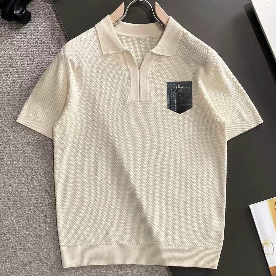 [홍콩명품.BURBERRY] 버버리 2026 남성용 니트반팔 BU1567 PD 홍콩명품의류,구매대행,온라인명품