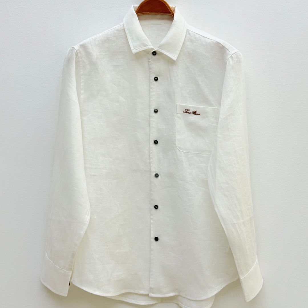 [홍콩명품.loro piana] 로로피아나 2026 남성용 린넨셔츠 LP1033 YB 홍콩명품의류,구매대행,온라인명품