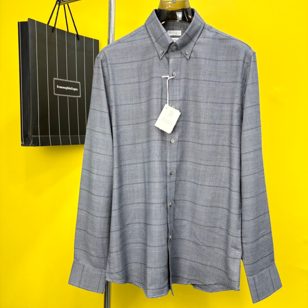 [홍콩명품.BRUNELLO CUCINELLI]브루넬로 쿠치넬리 2026 남성용 셔츠 BL11456 HD 홍콩명품의류,구매대행,온라인명품