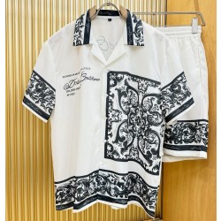 [홍콩명품 DOLCE & GABBANA] 돌체앤가바나 2026 남성용 실크반팔셔트세트 셔츠 DG534 PD 홍콩명품의류,구매대행,온라인명품