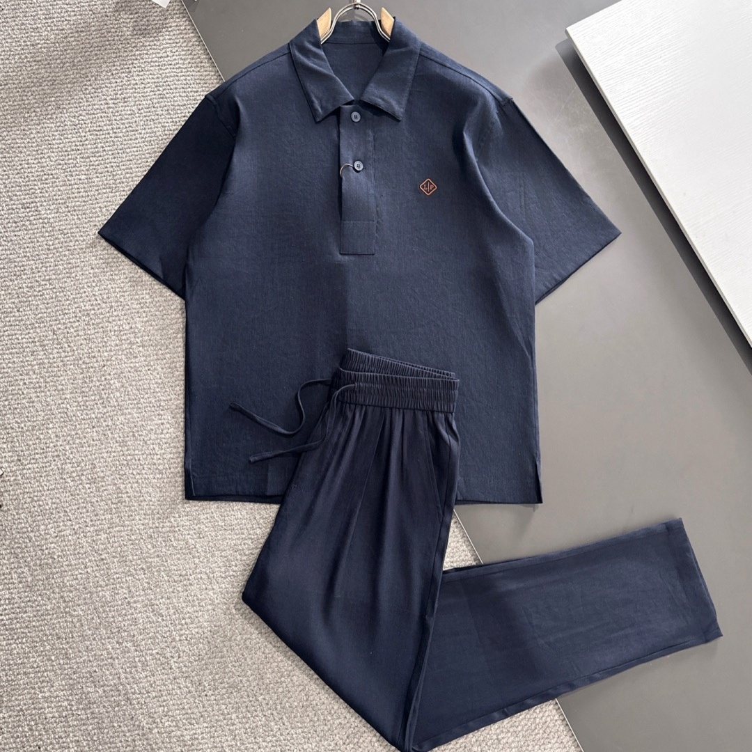 [홍콩명품.loro piana]로로피아나 2026 남성용 반팔셔츠 세트 LP1148 HD 홍콩명품의류,구매대행,온라인명품