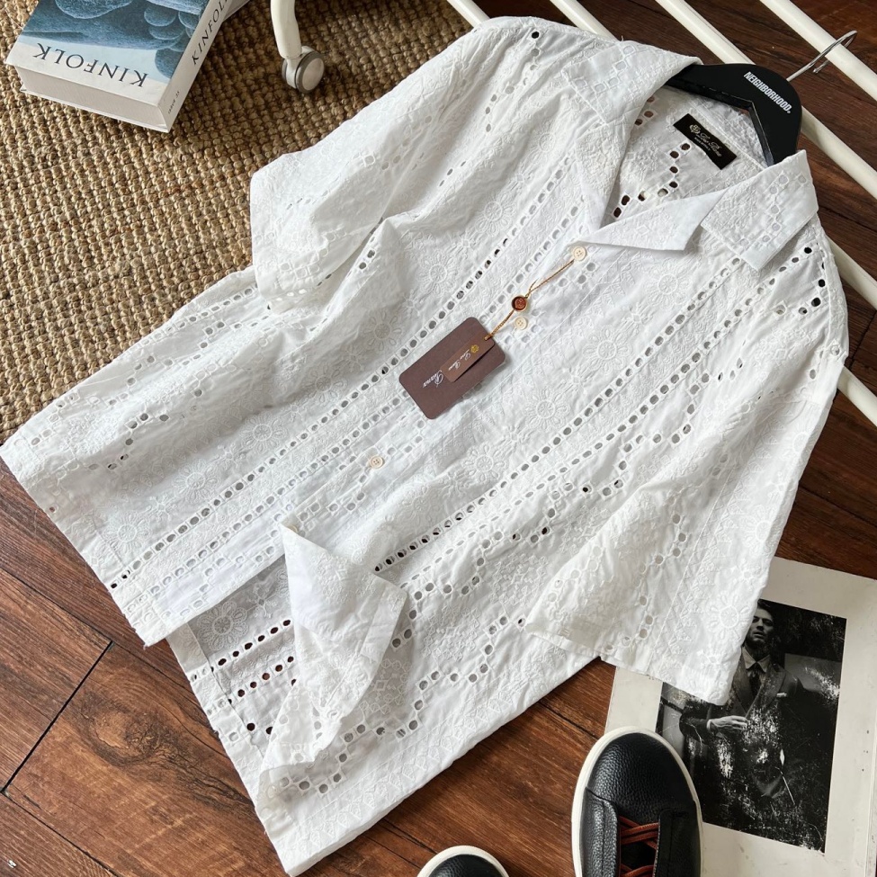 [홍콩명품.loro piana] 로로피아나 2026 남성용 반팔셔츠 LP1158 HD  홍콩명품의류,구매대행,온라인명품