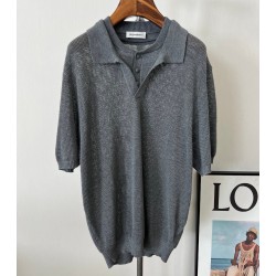 [홍콩명품.SAINT LAURENT] 생로랑 2026 남성용 니트반팔 YSL087 PD 홍콩명품의류,구매대행,온라인명품