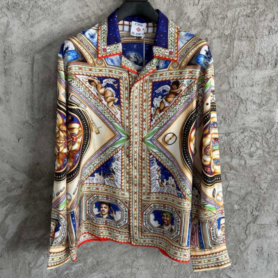 [홍콩명품.CASABLANCA] 카사블랑카 2026 남성용 실크 셔츠 GT499 HD 홍콩명품의류,구매대행,온라인명품