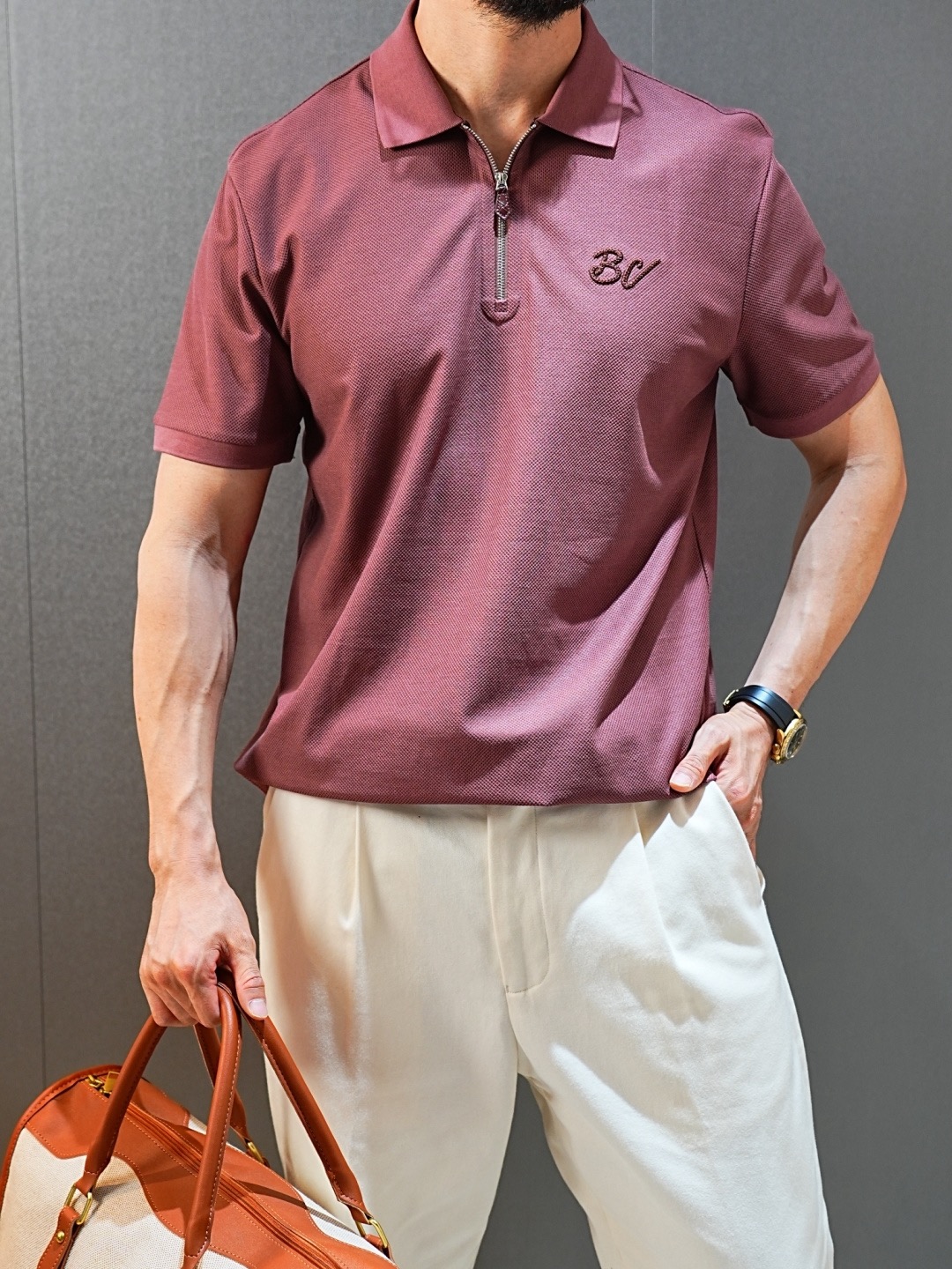 [홍콩명품.BOTTEGA VENETA] 2026 보테가베네타 폴로반팔 BV203 YB, 홍콩명품의류,구매대행,온라인명품