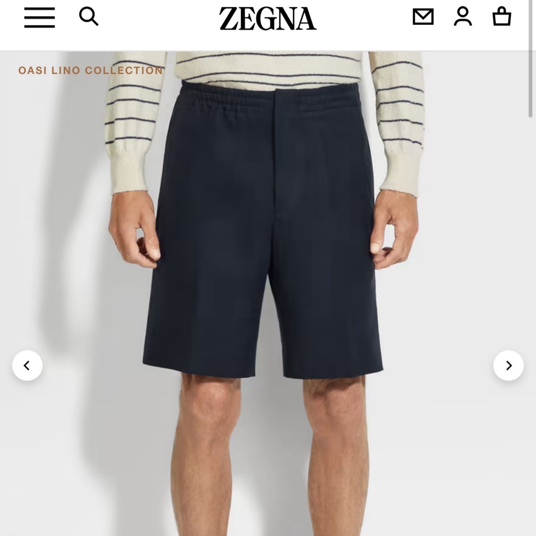 [홍콩명품.ZEGNA] 제냐 2026 남성용 린넨반바지 ZN1049 HD 홍콩명품의류,구매대행,온라인명품