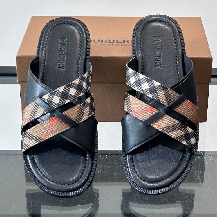 [홍콩명품.BURBERRY] 버버리 2026 남성용 슬리퍼 BU105 SH-E 홍콩명품의류,구매대행,온라인명품