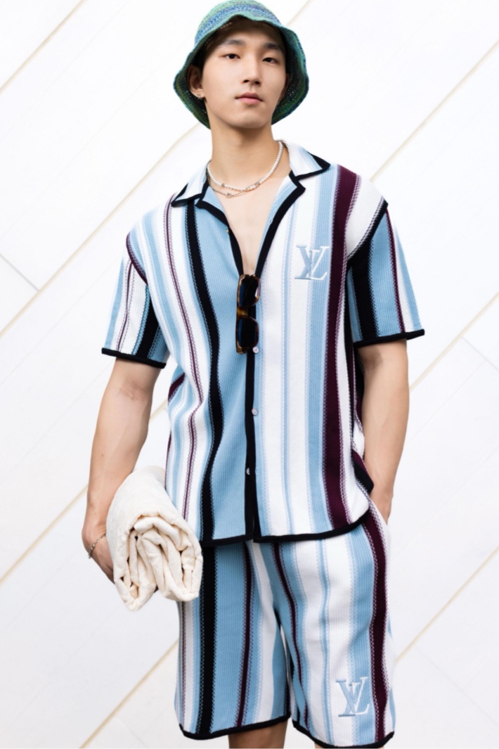 [홍콩명품.LOUIS VUITTON] 루이비통 2026 남성용 니트 반팔세트 LV3007 HD 홍콩명품의류,구매대행,온라인명품