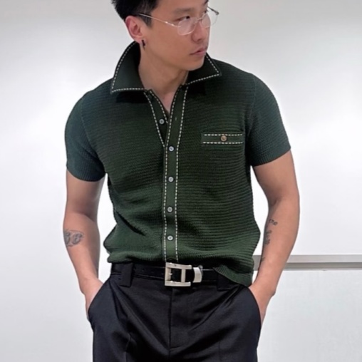 [홍콩명품 VERSACE] 베르사체 2026 남성용 니트반팔 VC305 PD 홍콩명품의류,구매대행,온라인명품