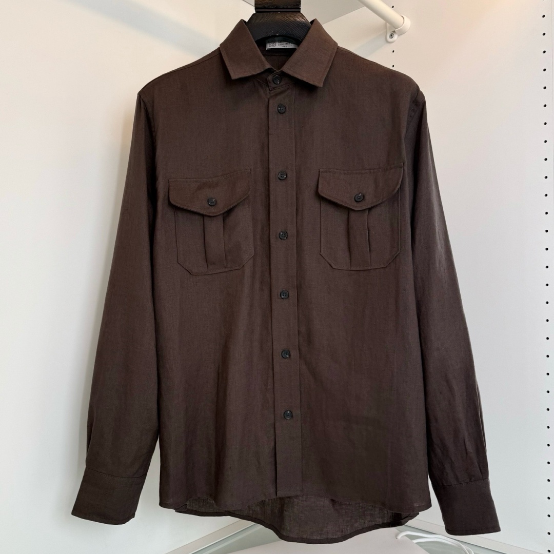 [홍콩명품.BRUNELLO CUCINELLI]브루넬로 쿠치넬리 2026 남성용 린넨셔츠 BL1570 HD 홍콩명품의류,구매대행,온라인명품