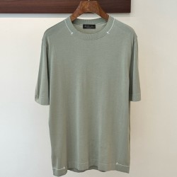 [홍콩명품.loro piana] 로로피아나 2026 남성용 니트반팔 LP1266 HD  홍콩명품의류,구매대행,온라인명품