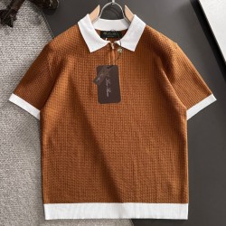 [홍콩명품.loro piana] 로로피아나 2026 남성용 니트반팔 LP1275 PD 홍콩명품의류,구매대행,온라인명품