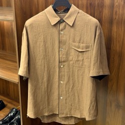 [홍콩명품.loro piana]로로피아나 2026 남성용  린넨 반팔셔츠  LP1279 HD 홍콩명품의류,구매대행,온라인명품
