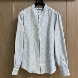 [홍콩명품.loro piana]로로피아나 2026 남성용  린넨 셔츠  LP1280 HD 홍콩명품의류,구매대행,온라인명품