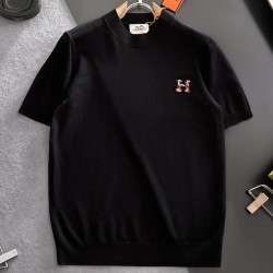 [홍콩명품.HERMES] 에르메스 2026 남성용 니트반팔 HM563 YB 홍콩명품의류,구매대행,온라인명품
