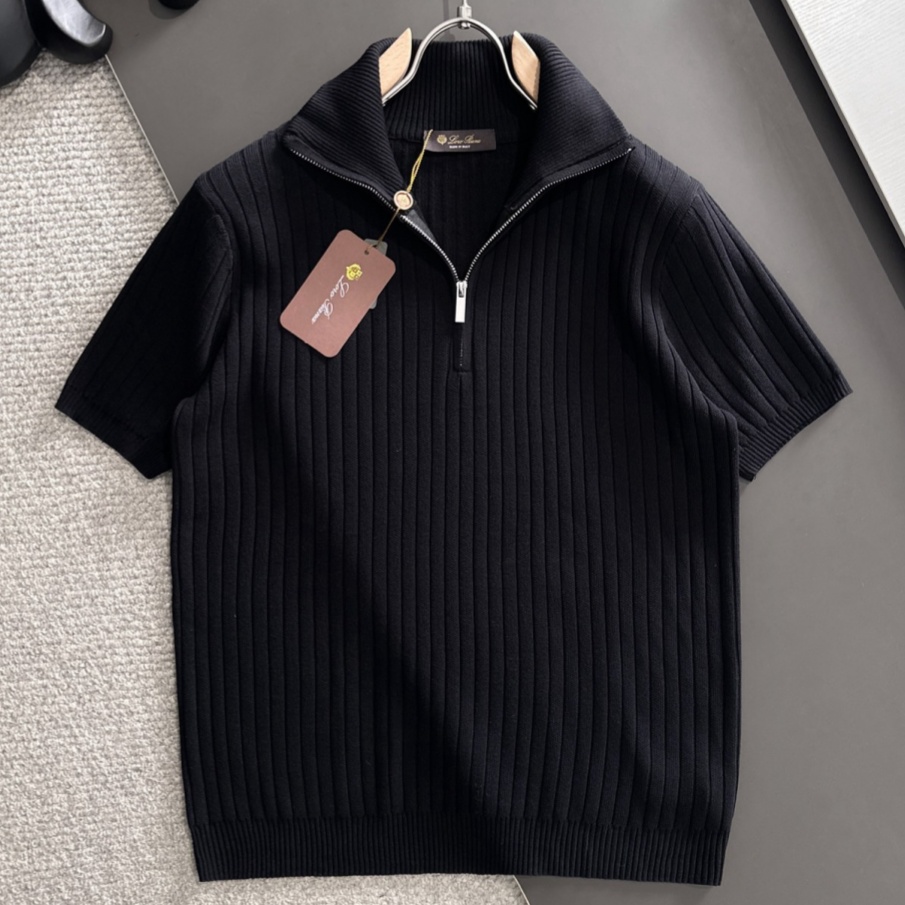 [홍콩명품.loro piana] 로로피아나 2026 남성용 니트반팔 LP1324 PD 홍콩명품의류,구매대행,온라인명품