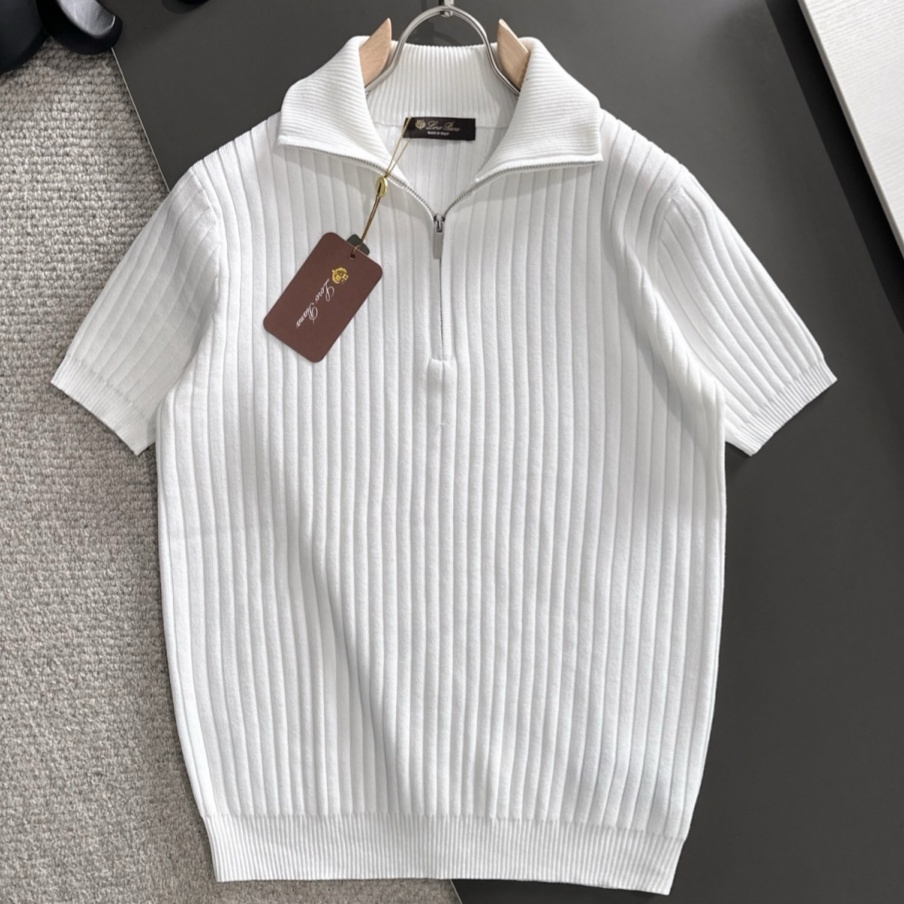 [홍콩명품.loro piana] 로로피아나 2026 남성용 니트반팔 LP1326 PD 홍콩명품의류,구매대행,온라인명품