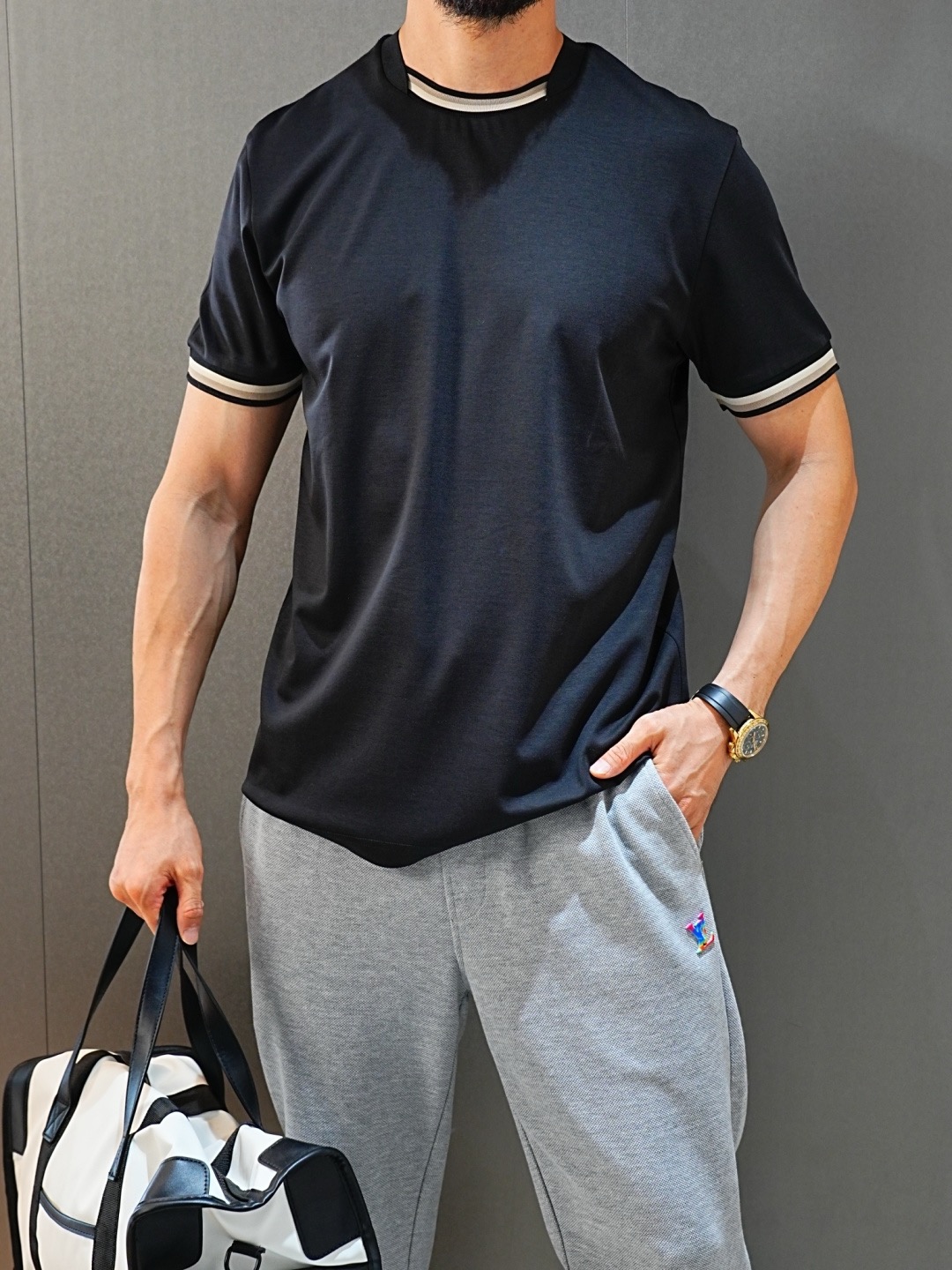 [홍콩명품.loro piana] 로로피아나 2026 남성용 반팔 LP1346 PD 홍콩명품의류,구매대행,온라인명품