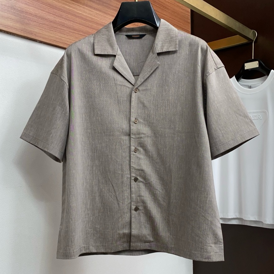 [홍콩명품.ZEGNA] 제냐 2026 남성용 린넨반팔셔츠 ZN1235 HD 홍콩명품의류,구매대행,온라인명품